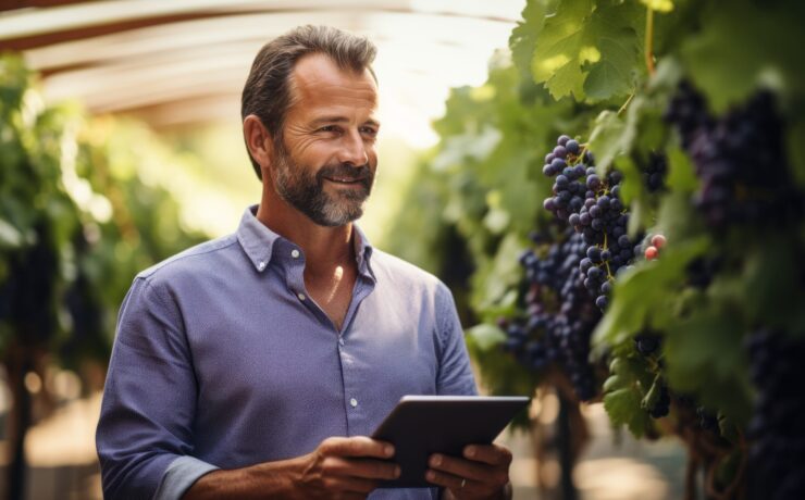 Gestión integrada de vendimia en bodega con Arballon+ para controlar uva, pesajes, costos y trazabilidad vitivinícola.
